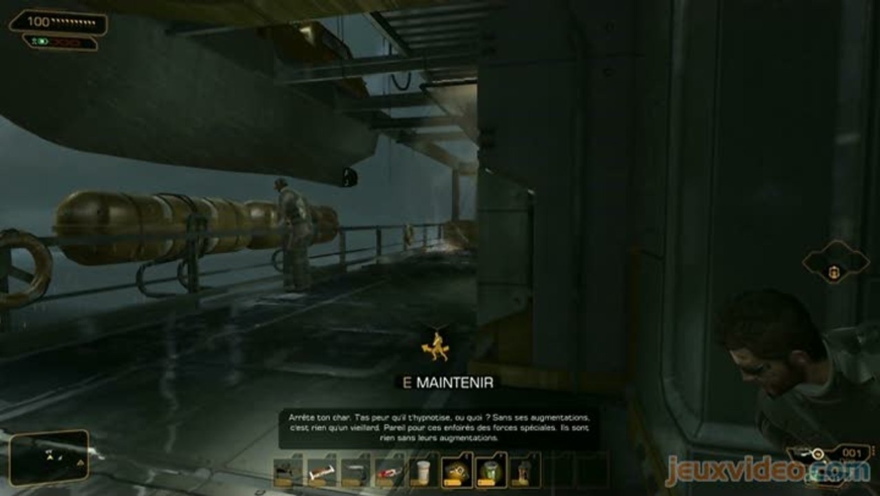 Deus Ex : Human Revolution - Le Chaînon Manquant : De faux airs de MGS 2