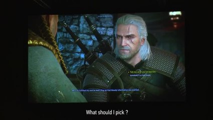 The Witcher 3 : Wild Hunt : Improvisations au Comic-Con