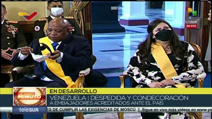 Presidente Nicolás Maduro agradece misión de embajadores de Nicaragua y Sudáfrica