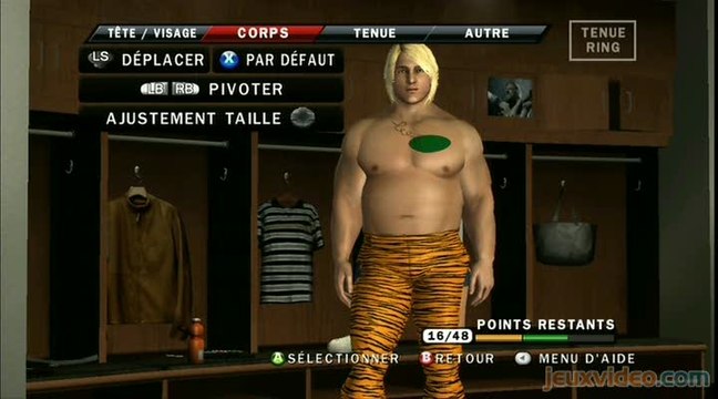 WWE Smackdown vs Raw 2010 : 3/4 : L'éditeur de personnages