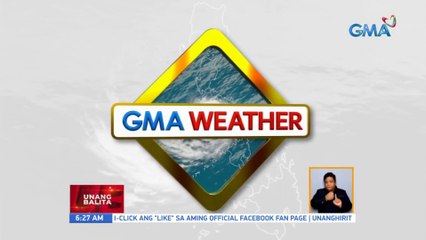 Weather update as of 6:27 a.m. (March 31, 2022) | UB