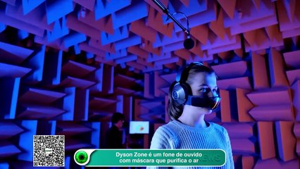 Dyson Zone é um fone de ouvido com máscara que purifica o ar