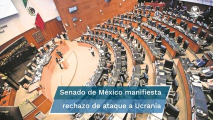 A 35 días de la invasión rusa, Senado se solidariza con Ucrania