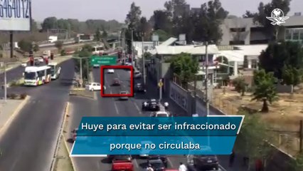 Policías son atropelladas por auto que huyó para no ser infraccionado en contingencia