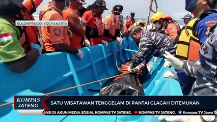 Satu Wisatawan Tenggelam di Pantai Glagah Ditemukan
