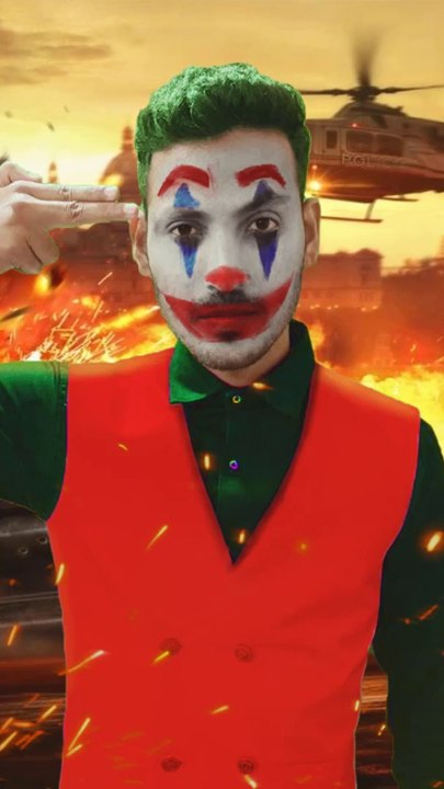 I Transformed Myself Into Joker From Joker 2019  Using Photoshop