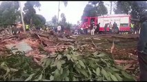 Tanker veers off the road and crashes family as they slept in their house at Ibara shopping centre, Nyamira County
