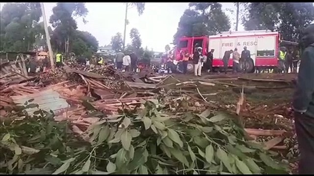 Tanker veers off the road and crashes family as they slept in their house at Ibara shopping centre, Nyamira County