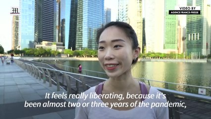 'Feels liberating': Masks no longer required outdoors in Singapore