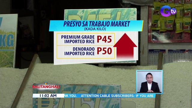 SINAG: Posible pang tumaas ng hanggang P4/kilo ang presyo ng bigas | BT