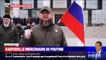 La télévision pro-russe a diffusé des images de Ramzan Kadyrov, fidèle mercenaire de Vladimir Poutine, au chevet des soldats tchétchènes