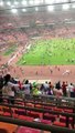Moment Angry Nigerian Fans invades the pitch after Nigeria failed to qualify to World Cup