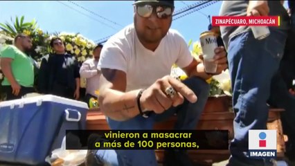 Exigen justicia familiares de personas asesinadas en palenque de Zinapécuaro