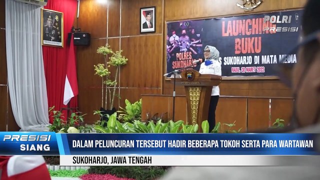 Kapolres Sukoharjo Meluncurkan Buku Polres Sukoharjo di Mata Media