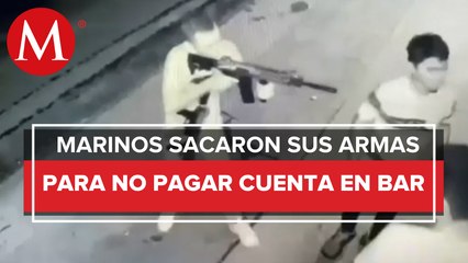 Son investigados cuatro marinos por presuntas amenazas en bar de QRoo