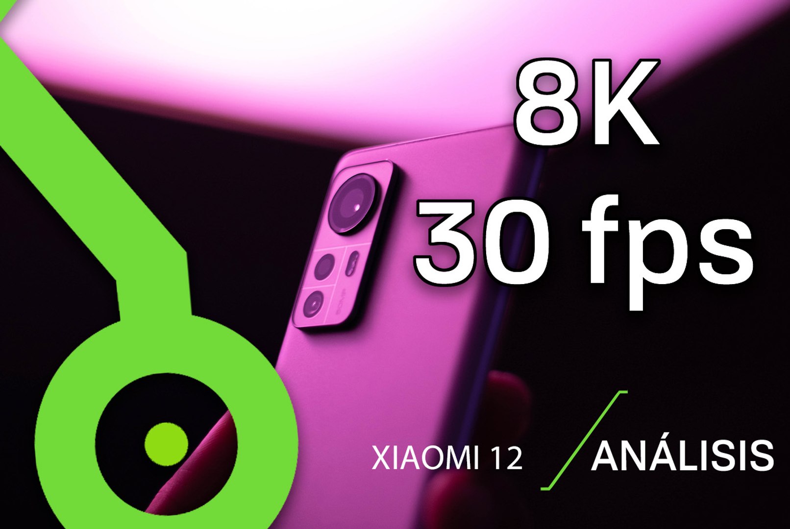 Xiaomi 12 8K 30 FPS
