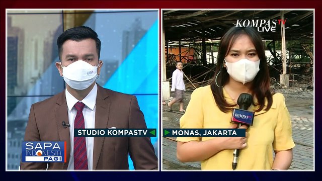 Kebakaran Akibat Korsleting Listrik, Lahap Ratusan Kios Sovenir dan Kuliner di IRTI Monas