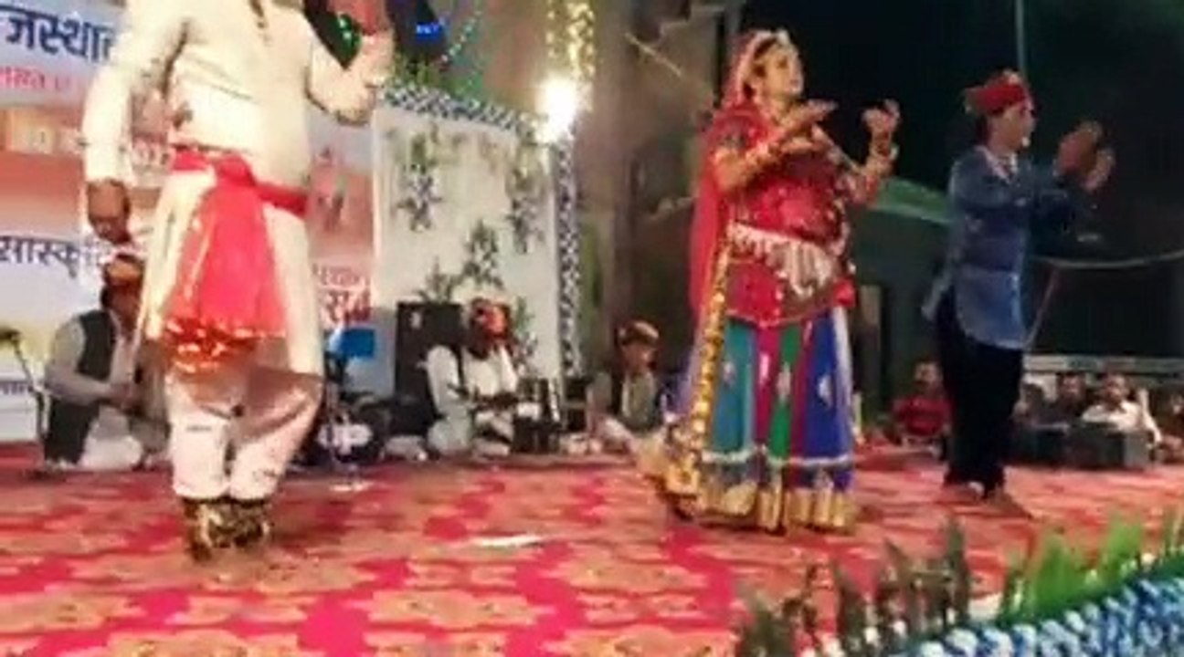 राजस्थान दिवस पर गांधी चौक में हुई सांस्कृतिक संध्या