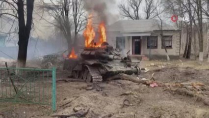 Ukrayna ordusu Çernihiv'de bir köydeki Rus askerlerini püskürttü
