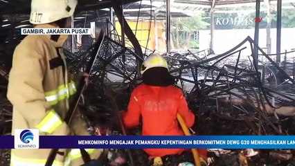 Api Melahap Habis 204 Lapak Pedagang di IRTI Monas, Pengelola Tempat Menduga Ada Unsur Kesengajaan