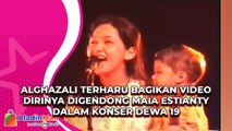Alghazali Terharu Bagikan Video Dirinya digendong Maia Estianty dalam Konser Dewa 19