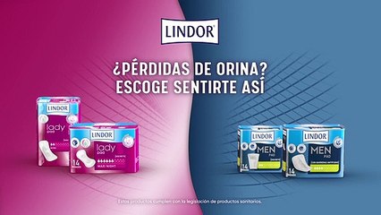 ¿Pérdidas de orina? Escoge sentirte así con LINDOR