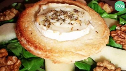 Salade de chèvre chaud automnale