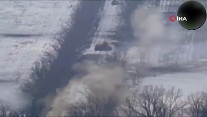 Ukraynalı askerler Rus ordusunu pusuya düşürdü