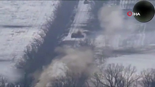 Ukraynalı askerler Rus ordusunu pusuya düşürdü