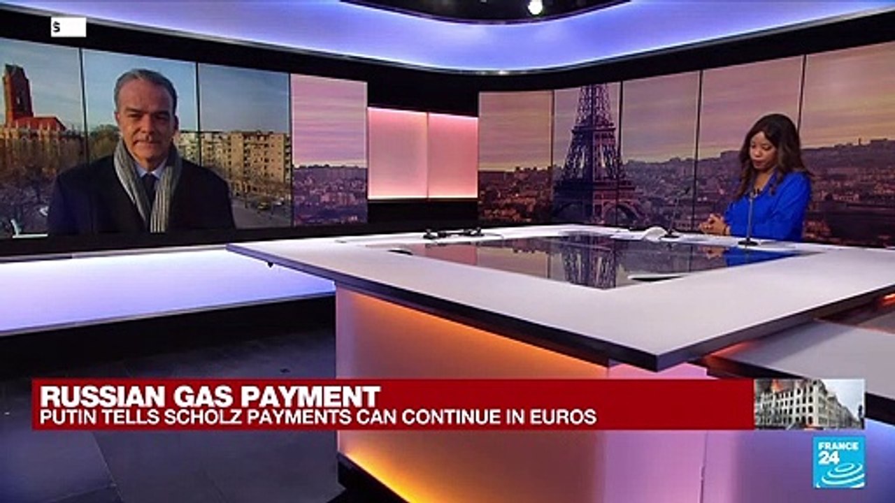 Russian gas payment: Putin tells Scholz payments can continue in euros