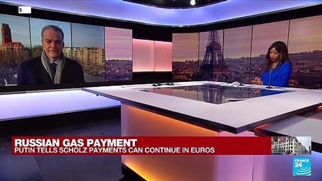 Russian gas payment: Putin tells Scholz payments can continue in euros