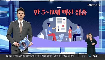 [그래픽뉴스] 만 5∼11세 백신접종