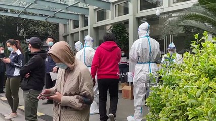 مجمعات سكنية في النصف الغربي من شنغهاي تبدأ إغلاقا قبل الموعد المحدد