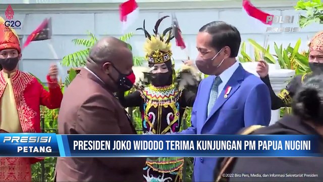 Presiden Jokowi Sambut Kunjungan Resmi Perdana Menteri Papua Nugini di Istana Bogor