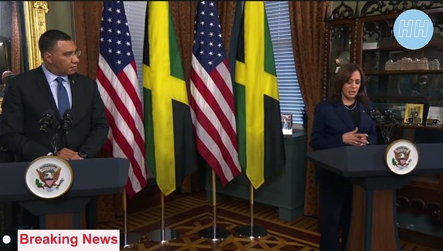 Vice President Harris Holds a Bilateral Meeting with Prime Minister Andrew Holness of Jamaica