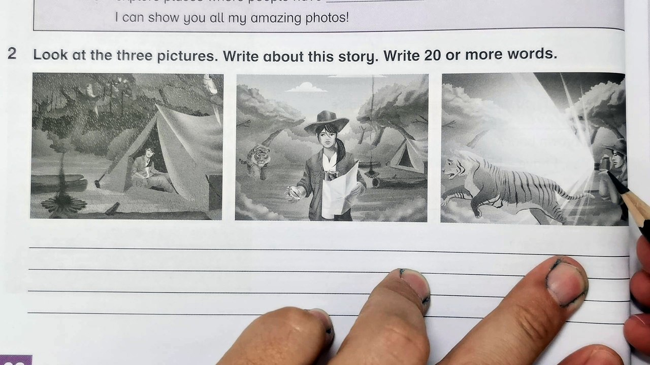Year 6 Academy Stars Workbook Answer Page 32Unit 3 Adventure timeLesson 5 Exam practice