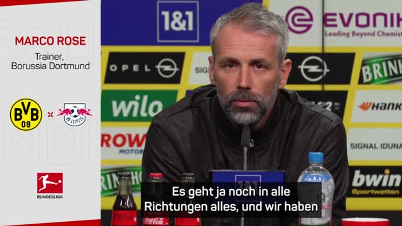 Rose: BVB will aus Saisonendspurt Maximum rausholen