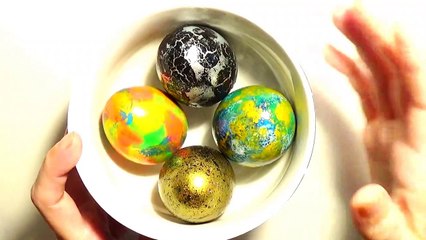Learn How to Decorate Easter Eggs Using the Abstract Painting Technique