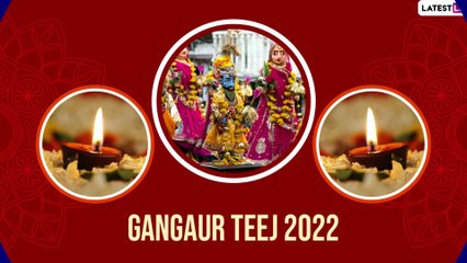Gangaur 2022 Wishes: Messages, Quotes, Greetings, Images and Wallpapers To Celebrate Gauri Tritiya
