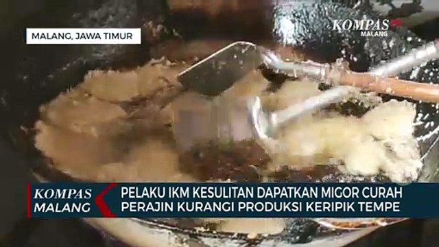 Distribusi Minyak Goreng Curah Bersubsidi Dihentikan, Perajin Keripik Tempe Kurangi Produksi