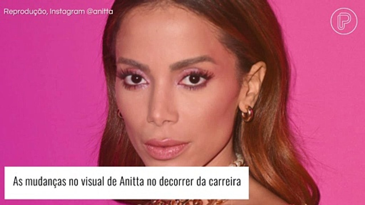 Antes e depois de Anitta: cantora mostra transformação após plásticas e ironiza visual