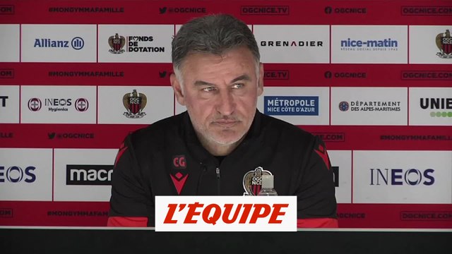 Galtier : « Rennes, actuellement la meilleure équipe du Championnat » - Foot - L1 - Nice