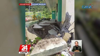 Paaralan sa South Cotabato, ipinaaabandona dahil sa malaking bitak sa lupa | 24 Oras