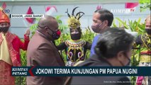 Momen Presiden Jokowi Ajak PM Papua Nugini Keliling Istana Bogor dan Tanam Pohon Cendana