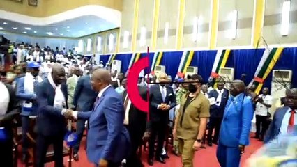 C. Africa president marks one year in office