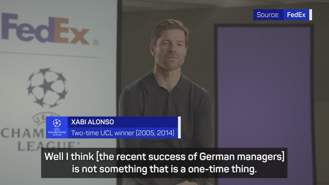 German managerial success not a 'one-time' thing - Alonso