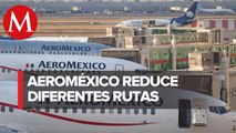 Aeroméxico “sacrifica” rutas en estados para aumentar vuelos desde el aeropuerto de CdMx