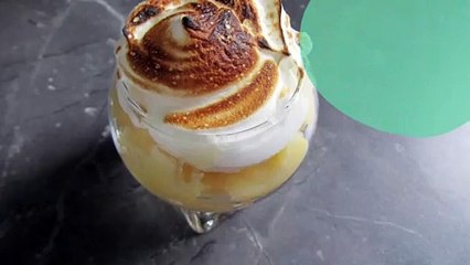 Verrine de citron meringuée