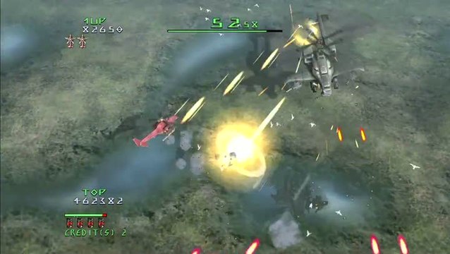 Under Defeat HD : Un hélicoptère qui dépote