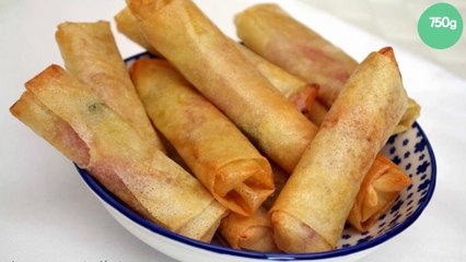 Cigares jambon et mozzarella